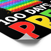 学校のプリクボーイの100日を通って私の道をポップ ポスター (角)