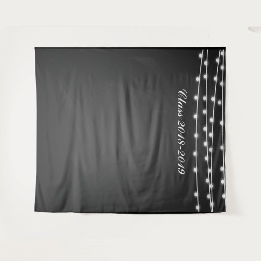 学校のプロムの写真撮影用バナー タペストリー (正面(横))