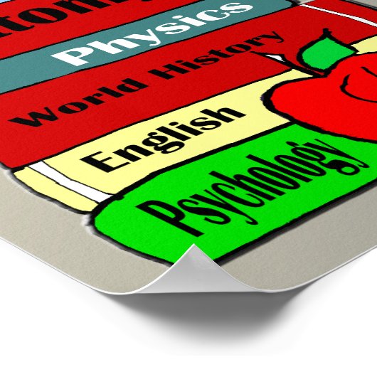 学校のポスターが大好き ポスター (角)