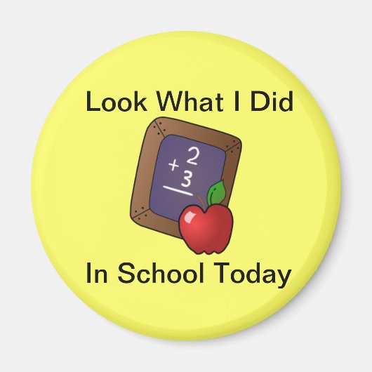 学校のマグネットで何をしたか見る マグネット (正面)