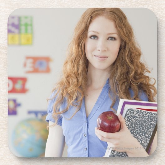 学校のメスの先生 コースター (正面)