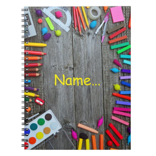 学校のメモ帳 ノートブック (正面)