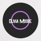 学校のラベル ラベル (デザイン2)