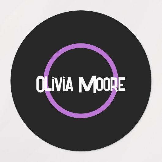 学校のラベル ラベル (デザイン1)