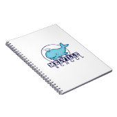 学校のロゴが付いたメルヴィル・ジャーナル ノートブック (右側)