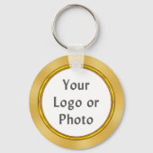 学校のロゴ、写真、文字クラスの懇親会ギフトアイディア キーホルダー (裏面)