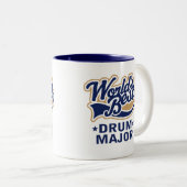 学校の世界の最も最高のな楽隊長ギフト ツートーンマグカップ (正面右)