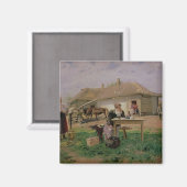 学校の主婦の到達 マグネット (正面/裏面)