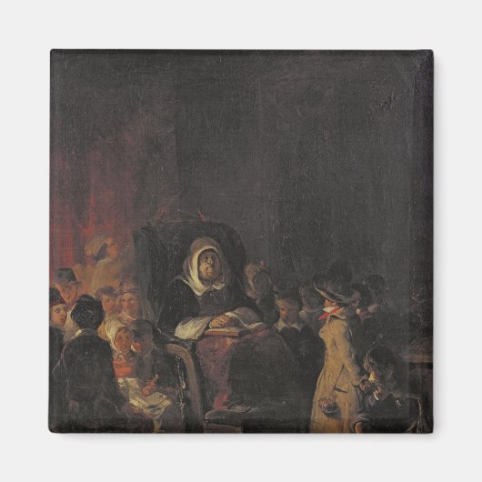 学校の主婦 マグネット (正面)