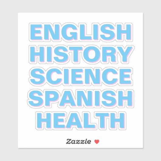 学校の主題のシール,美的 シール (シート)