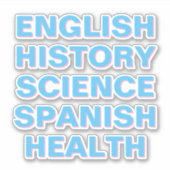 学校の主題のシール,美的 シール (正面)