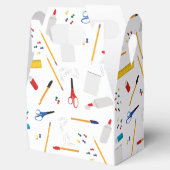 学校の事務用品パターン フェイバーボックス (オープン)