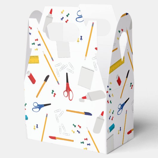 学校の事務用品パターン フェイバーボックス (オープン)
