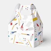 学校の事務用品パターン フェイバーボックス (正面サイド)