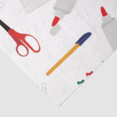 学校の事務用品パターン 薄葉紙 (詳細)