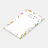 学校の事情が素敵な先生からメモを ポストイット (アングル)