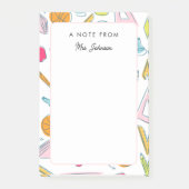 学校の事情が素敵な先生からメモを ポストイット (正面)