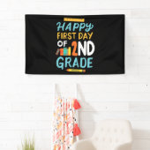 学校の二年生の初日 横断幕 (インサイチュ)