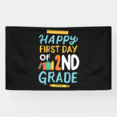 学校の二年生の初日 横断幕 (横)