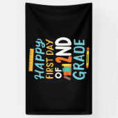 学校の二年生の初日 横断幕 (縦)