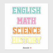 学校の件名シール シール (シート)