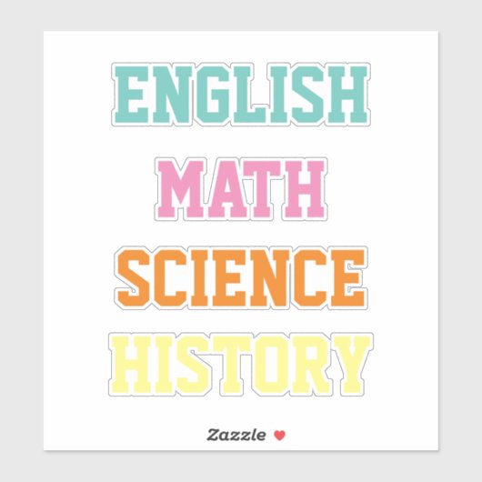 学校の件名シール シール (シート)