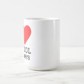学校の休日が好き コーヒーマグカップ (中央)