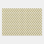 学校の供給バスブックカリキュレータのクラス先生 ラッピングペーパーシート (正面)