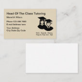 学校の個別指導の先生 名刺 (正面/裏面)