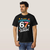 学校の先生と生徒の67日間を乗り切った Tシャツ (正面フル)