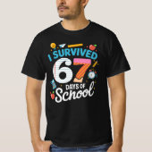 学校の先生と生徒の67日間を乗り切った Tシャツ (正面)