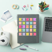 学校の先生のためのバインダーインデックスタブ シール (iPadカバー)