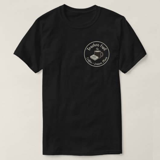 学校の先生のための美しい先生の活力 Tシャツ (デザイン正面)