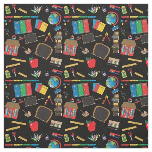 学校の先生パターン ファブリック (見本)