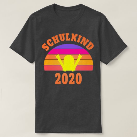 学校の入学の開始の子供ヴィンテージ1 Tシャツ (デザイン正面)