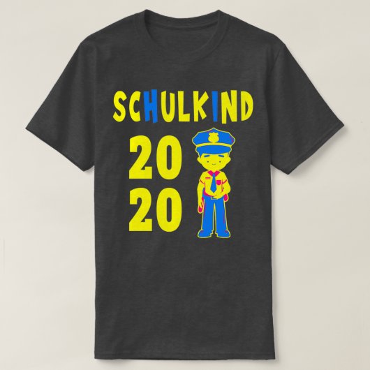 学校の入学警察の学校の子供のギフトのクラシック Tシャツ (デザイン正面)