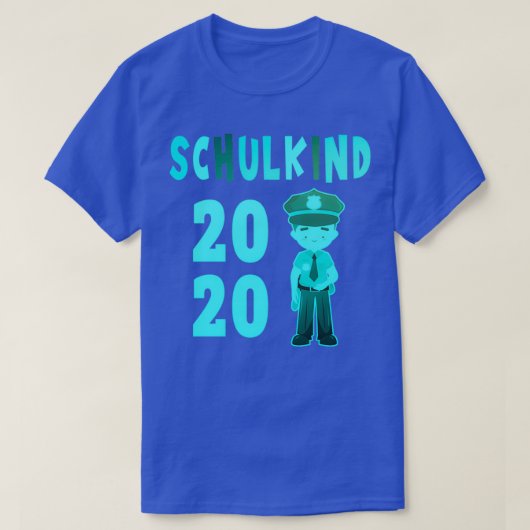 学校の入学警察の学校の子供の運転手のクラ Tシャツ (デザイン正面)