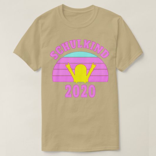 学校の入学開始レトロ2 Tシャツ (デザイン正面)