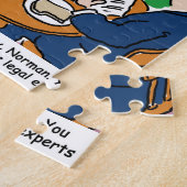 学校の出生遊スクリプト法的小切手漫画 ジグソーパズル (側面)