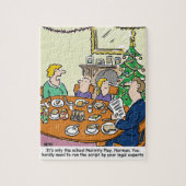 学校の出生遊スクリプト法的小切手漫画 ジグソーパズル (縦)