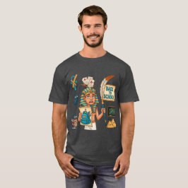 学校の出身服おもしろい日 Tシャツ