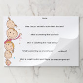 学校の初日に知り合いになる ペーパーパッド (折り畳み)