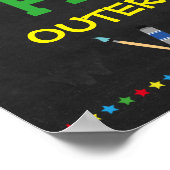 学校の初日の子ども向けポスター写真プロップ ポスター (角)