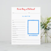 学校の初日インタビュープリント (スタンド正面)