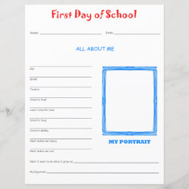 学校の初日インタビュープリント