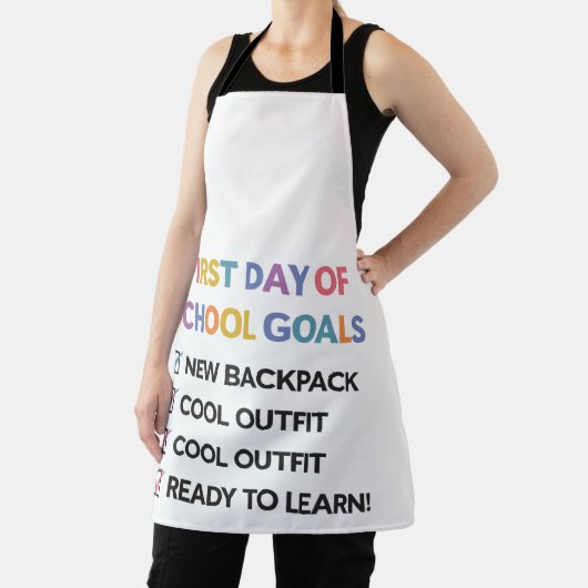 学校の初日ゴール エプロン (インサイチュ)