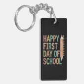 学校の初日 おめでとう バックトゥスクール キーホルダー (正面左)