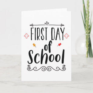 学校の初日 カード