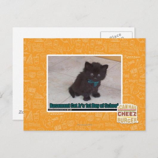 学校の初日 ポストカード (正面/裏面)