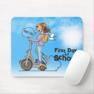 学校の初日 マウスパッド